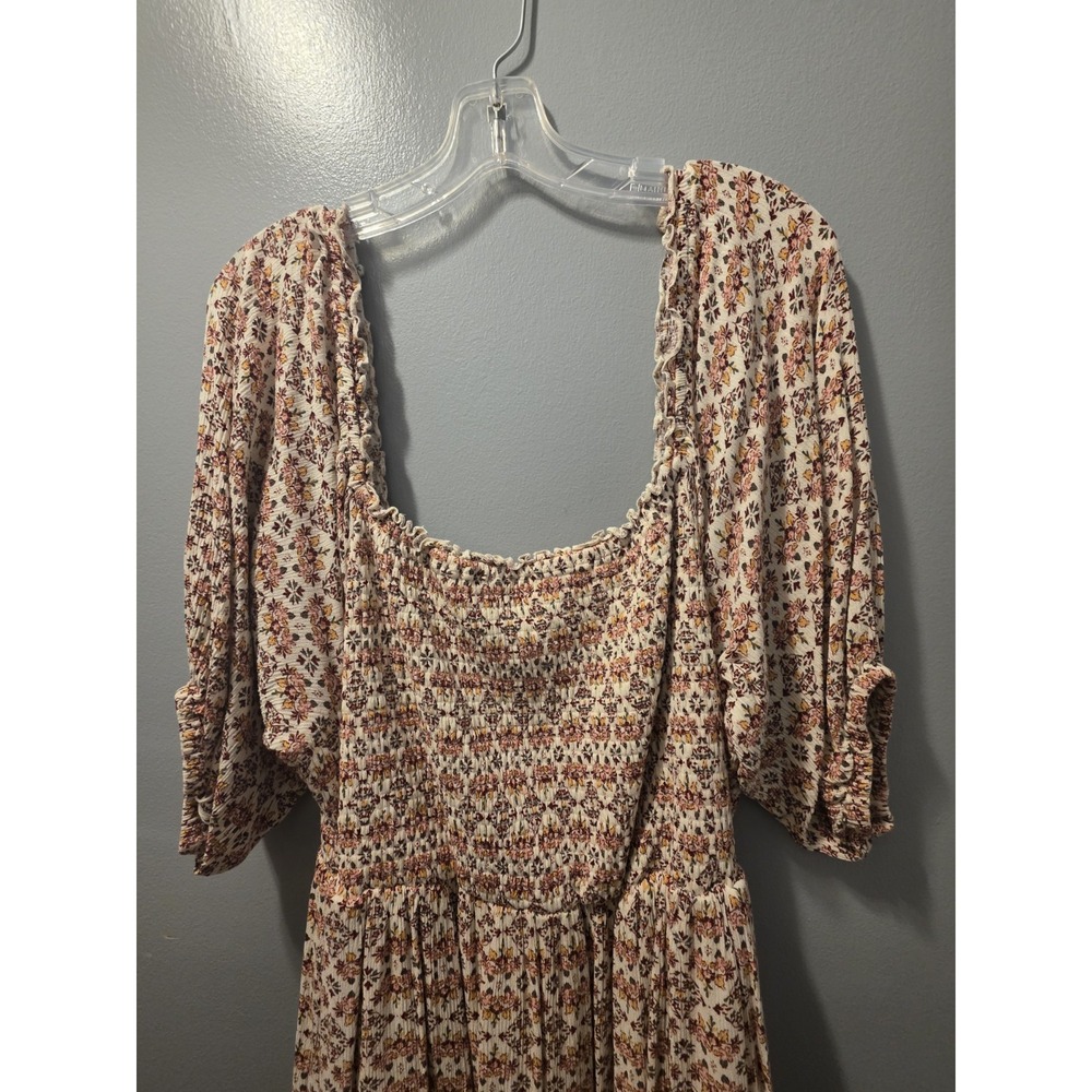 Torrid 3x Plus  Floral Pesant dress - Picture 3 of 8
